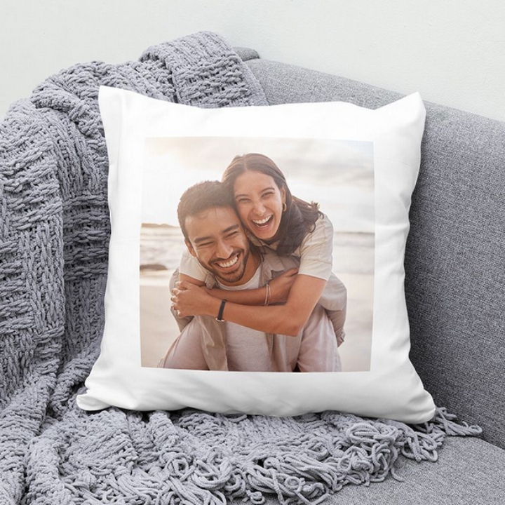 Pude med eget foto