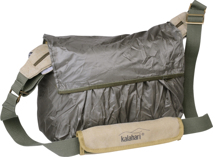 Kalahari KAPAKO K-31 Skuldertaske - Khaki Canvas (Grøn)