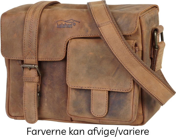 Kalahari KAAMA LS-31 Skuldertaske - Brun Læder