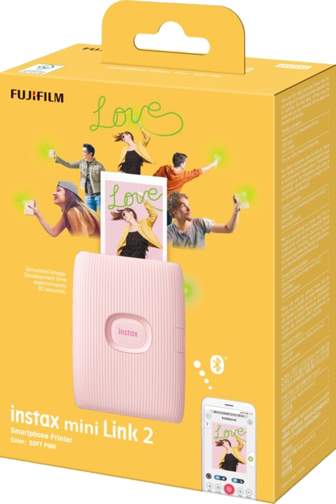 FUJIFILM Instax Mini Link 2 Printer - Soft Pink (Lyserød)
