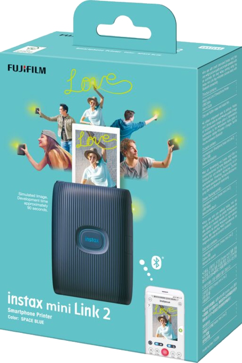 FUJIFILM Instax Mini Link 2 Printer - Space Blue (Blå)