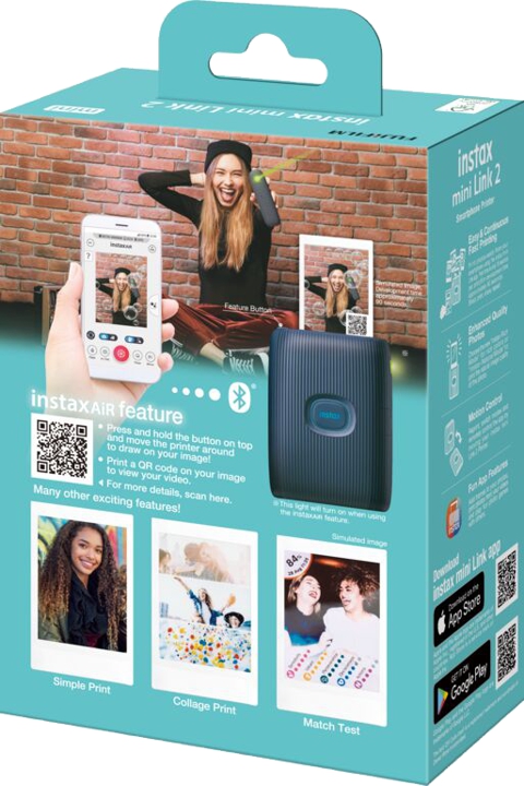 FUJIFILM Instax Mini Link 2 Printer - Space Blue (Blå)