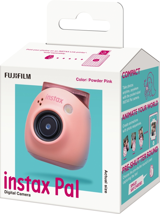FUJIFILM Instax Pal Kamera - Powder Pink (Lyserød)