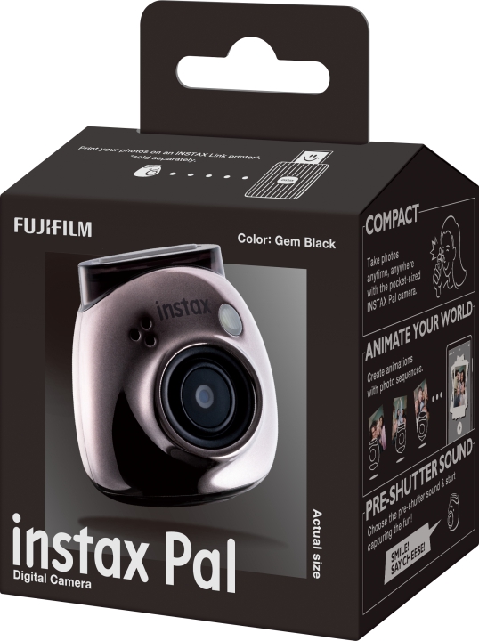 FUJIFILM Instax Pal Kamera - Gem Black (Blank Sort)