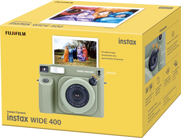 FUJIFILM Instax Wide 400 Kamera - Black (Sort)