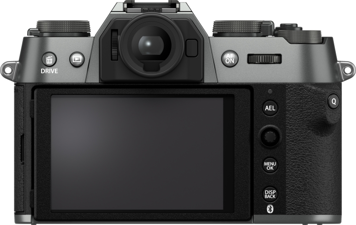 FUJIFILM X-T50 Charcoal Sølv Kit m/ XC 15-45mm F3.5-5.6 OIS PZ