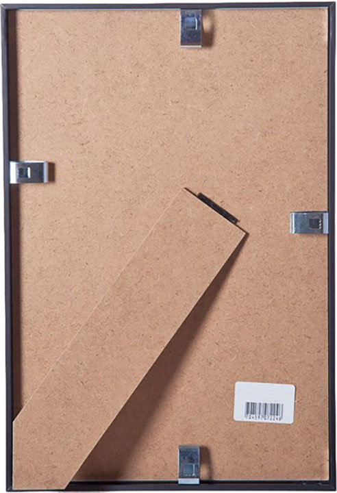 Ramme Alu Sort Mat 10x15 cm