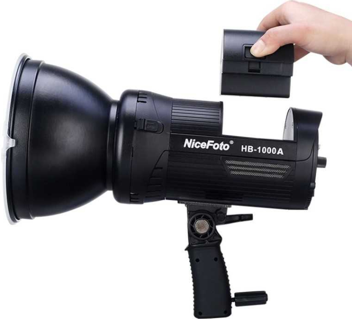 NiceFoto HB-1000A LED Bi-Color Studio Lys m/ Batteri