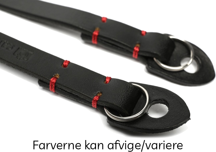 Cam-in Smal Sort Læderrem (Cam3211C)