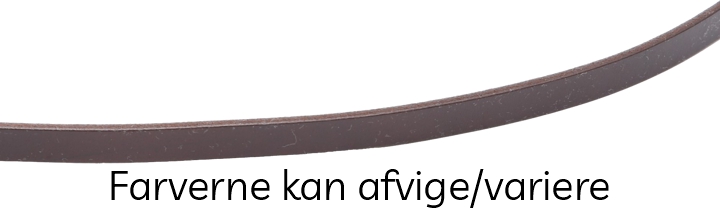 Cam-in Smal Mørkebrun Læderrem (Cam3213C)