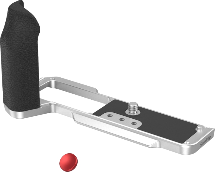 SmallRig 4136 L-Formet Greb til FUJIFILM X-T5 m/ Rød Udløserknap - Silver (Sølv)
