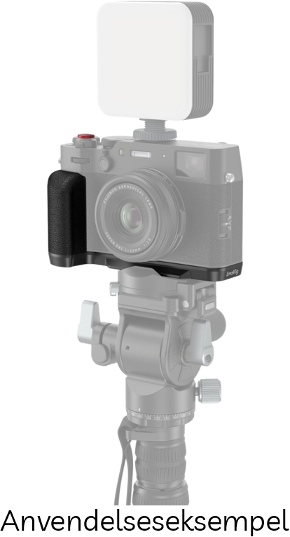 SmallRig 4556 Greb til FUJIFILM X100VI & X100V m/ Hot Shoe Dæksel & Rød Udløserknap - Black (Sort)
