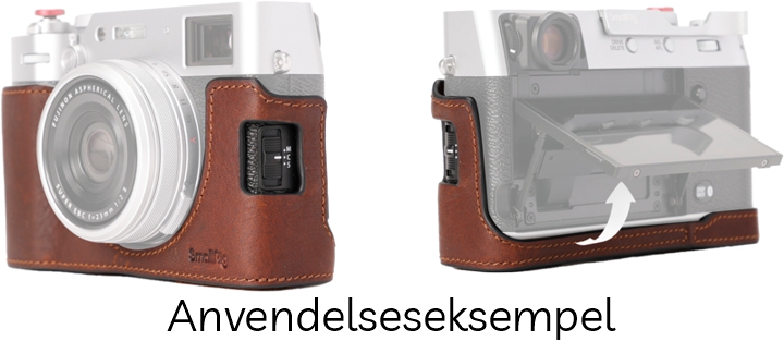 SmallRig 4558 Læderetui Kit til FUJIFILM X100VI - Brun