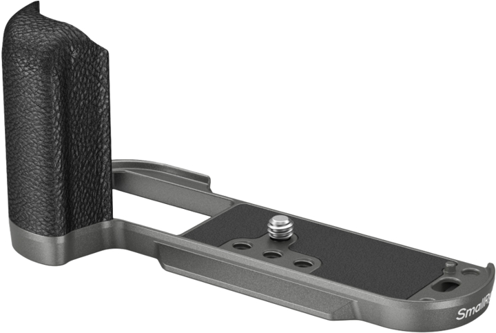 SmallRig 4712 L-Formet Greb til FUJIFILM X-T50 m/ Hot Shoe Dæksel & Rød Udløserknap - Charcoal Sølv
