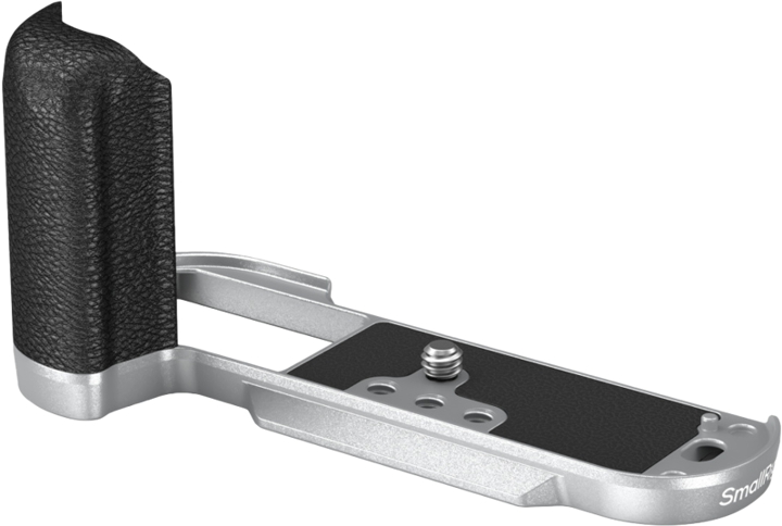 SmallRig 4713 L-Formet Greb til FUJIFILM X-T50 m/ Hot Shoe Dæksel & Rød Udløserknap - Silver (Sølv)