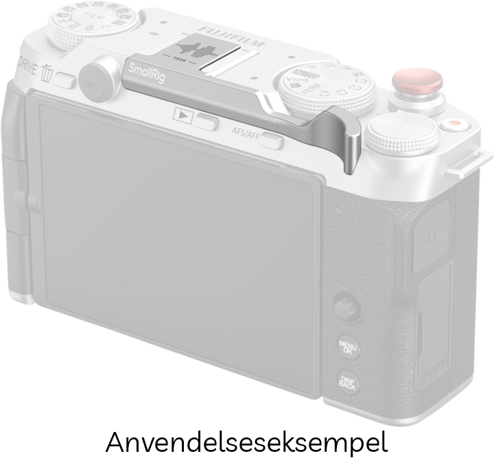 SmallRig 4877 Tommelgreb til FUJIFILM X-M5 - Silver (Sølv)