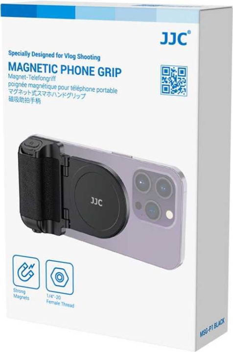 JJC Magnetisk Greb til Smartphone m/ udløser - Black (Sort)