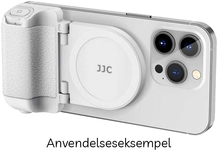 JJC Magnetisk Greb til Smartphone m/ udløser - White (Hvid)