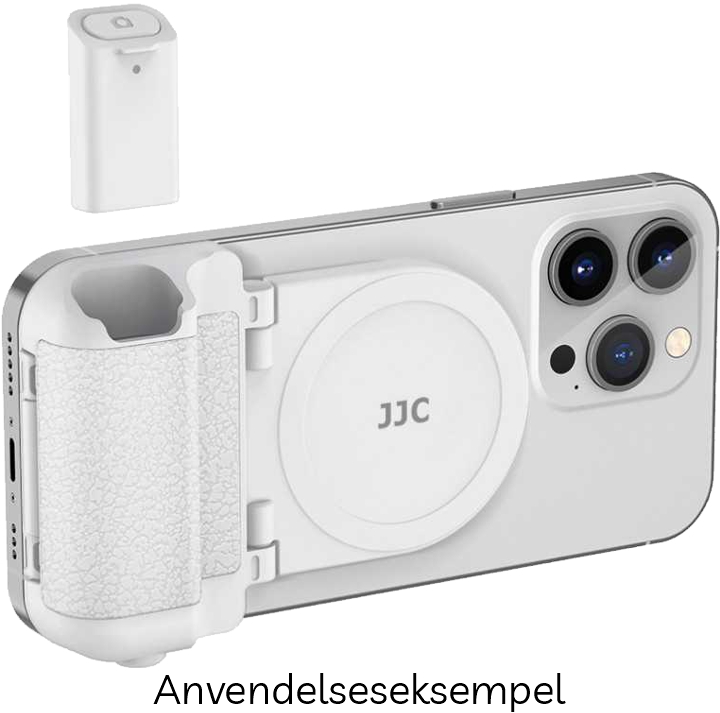 JJC Magnetisk Greb til Smartphone m/ udløser - White (Hvid)