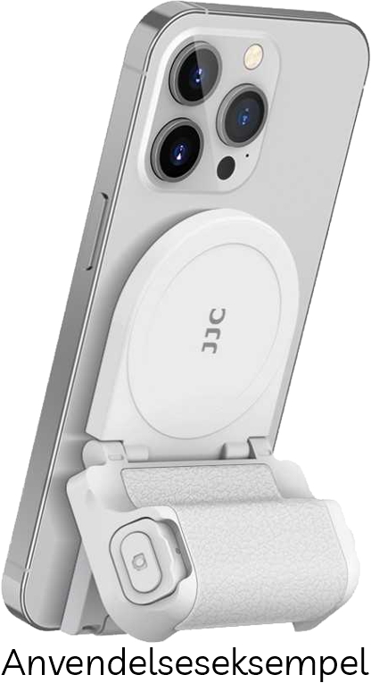 JJC Magnetisk Greb til Smartphone m/ udløser - White (Hvid)