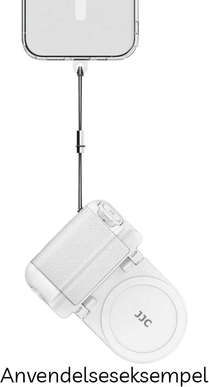 JJC Magnetisk Greb til Smartphone m/ udløser - White (Hvid)