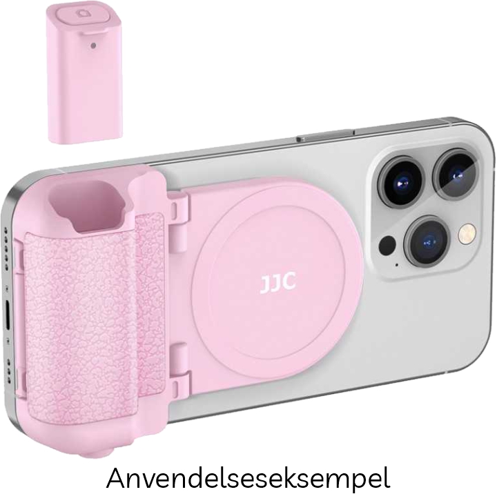 JJC Magnetisk Greb til Smartphone m/ udløser - Pink (Lyserød)