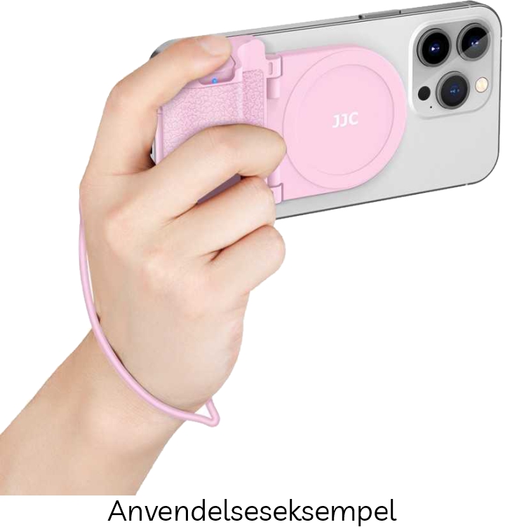 JJC Magnetisk Greb til Smartphone m/ udløser - Pink (Lyserød)