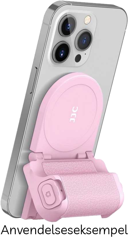 JJC Magnetisk Greb til Smartphone m/ udløser - Pink (Lyserød)
