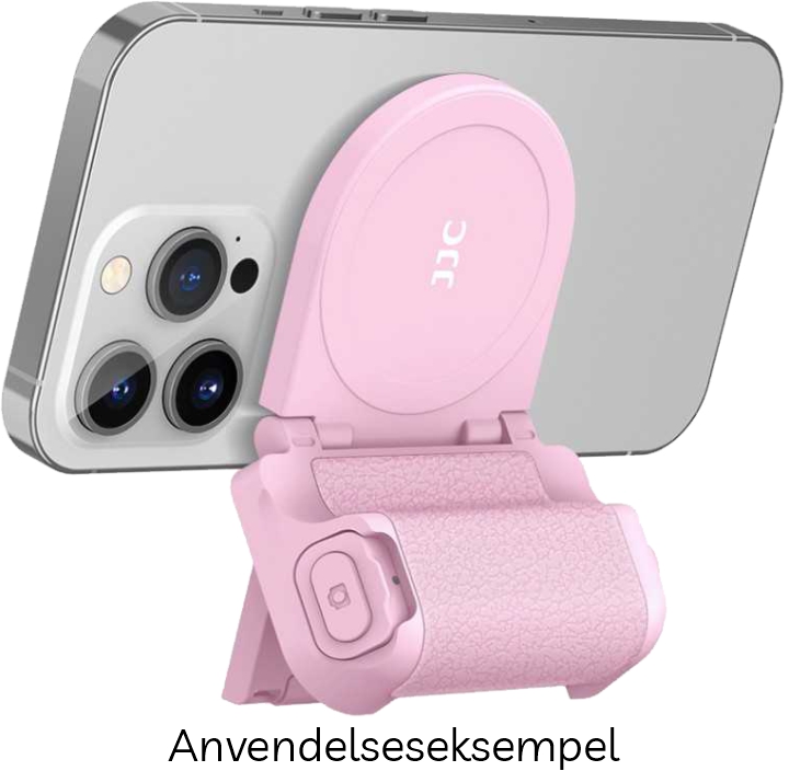 JJC Magnetisk Greb til Smartphone m/ udløser - Pink (Lyserød)