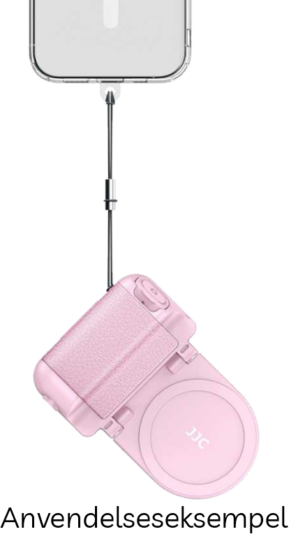 JJC Magnetisk Greb til Smartphone m/ udløser - Pink (Lyserød)