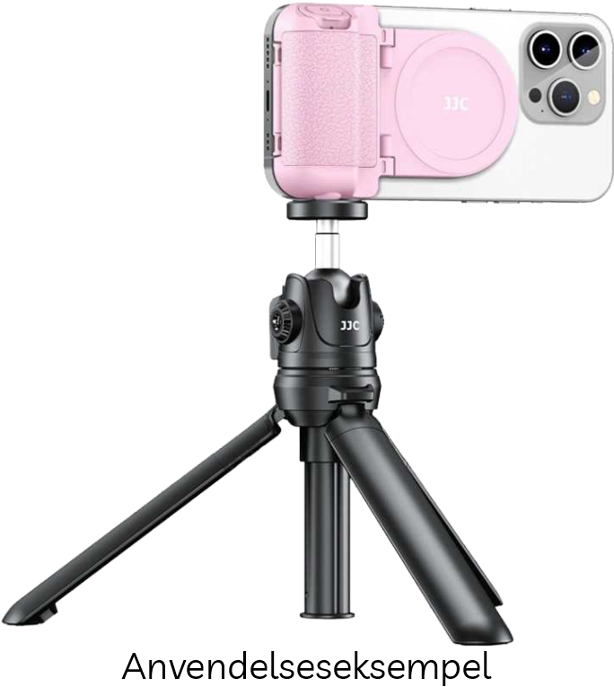 JJC Magnetisk Greb til Smartphone m/ udløser - Pink (Lyserød)