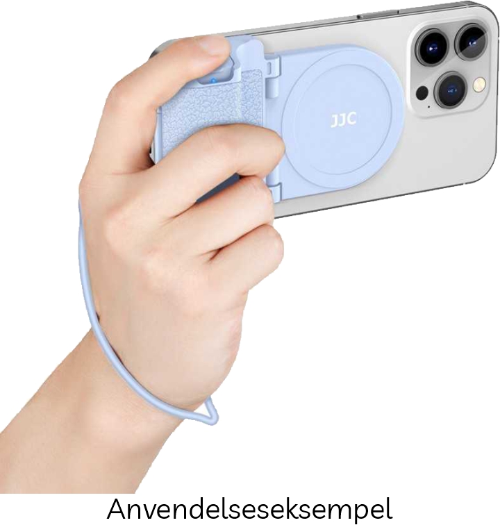 JJC Magnetisk Greb til Smartphone m/ udløser - Blue (Blå)