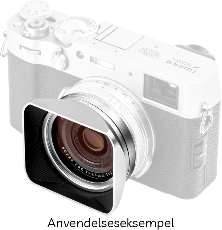 NiSi X100 Modlysblænde & UV-Filter  - Sølv