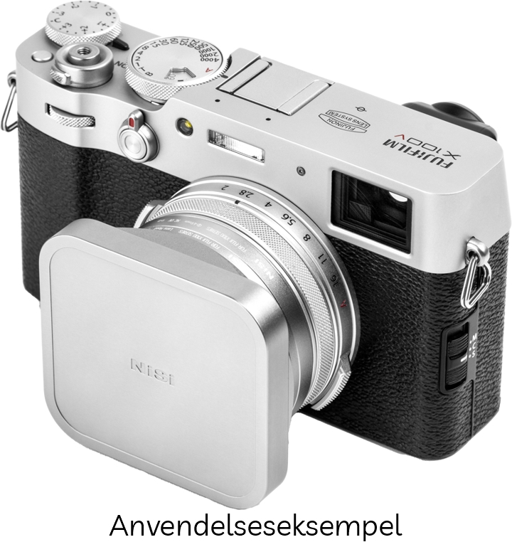 NiSi X100 Modlysblænde & UV-Filter  - Sølv