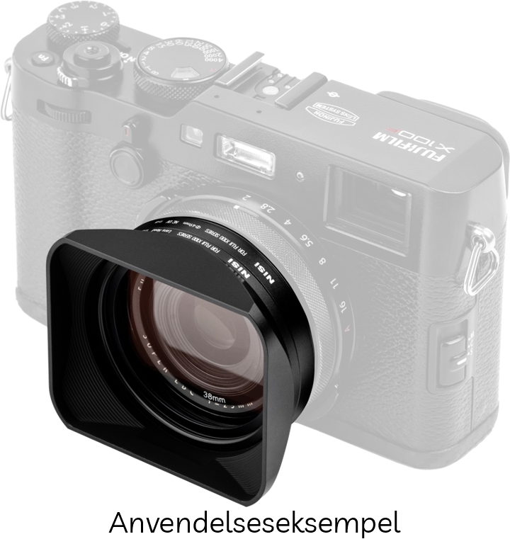 NiSi X100 Modlysblænde & UV-Filter  - Sort 
