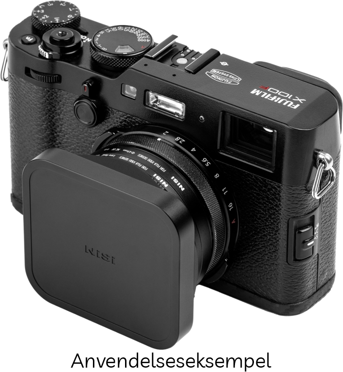 NiSi X100 Modlysblænde & UV-Filter  - Sort 