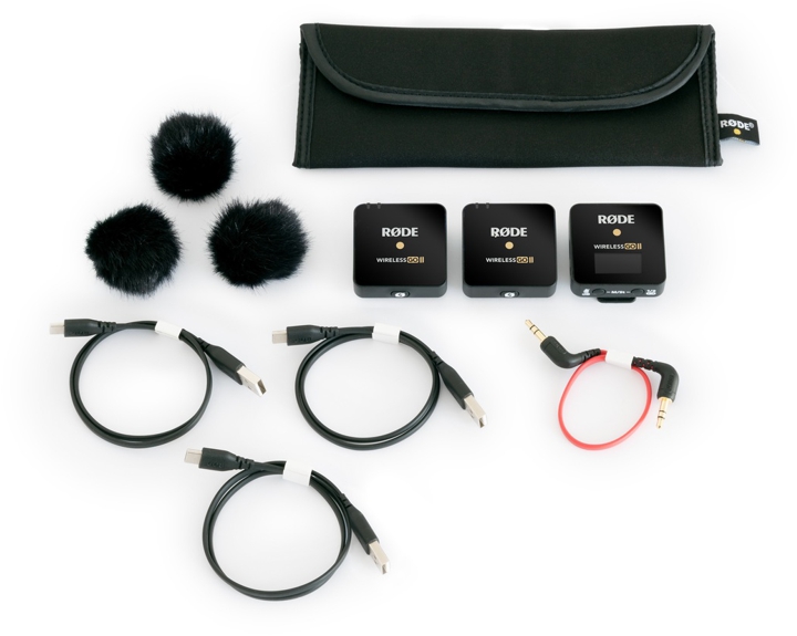 RØDE Trådløs Mikrofon Wireless GO II - TRS & USB-C