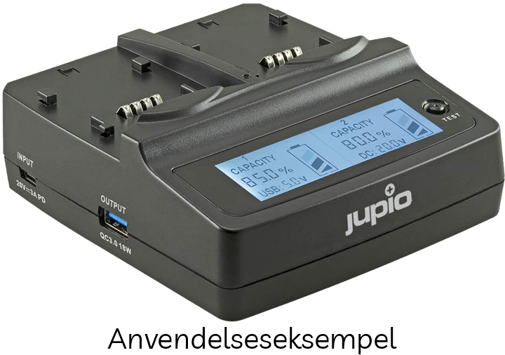 Jupio Duo Lader til Jupio Pladesystem