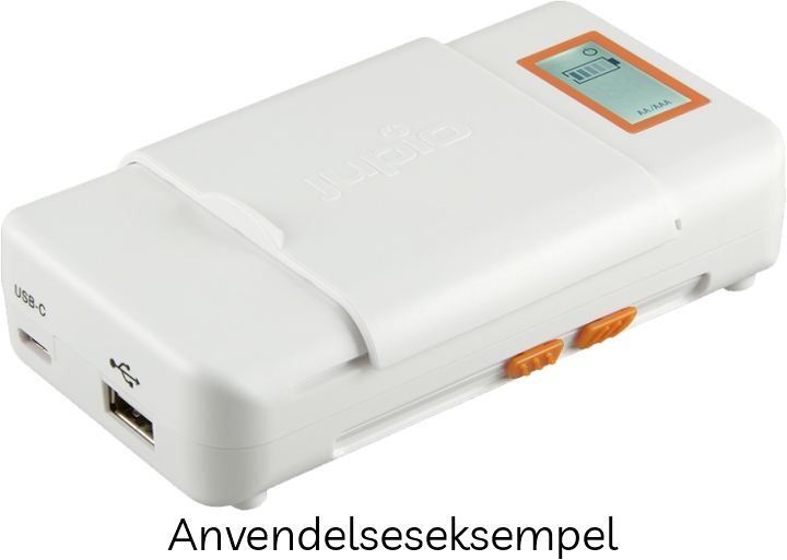 Jupio Hurtig Universial Oplader m/ USB-C stik & LCD