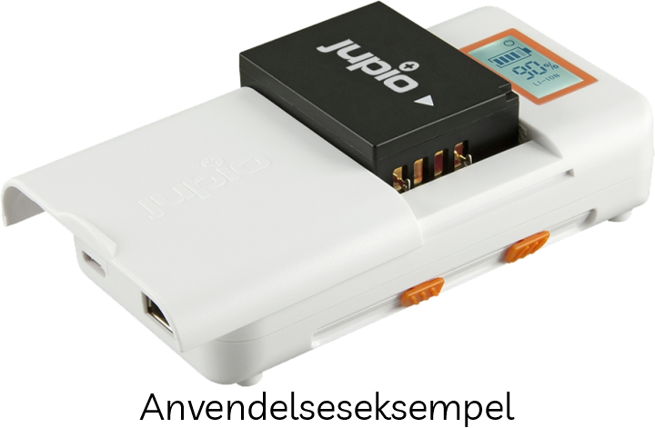 Jupio Hurtig Universial Oplader m/ USB-C stik & LCD