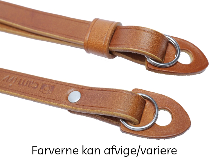 Cam-in Smal Brun Læderrem (Cam3233) - Justerbar 