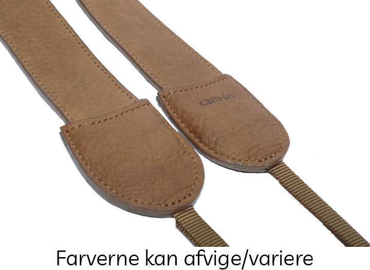 Cam-in Bred Brun Læderrem (Cam2262) - Justerbar