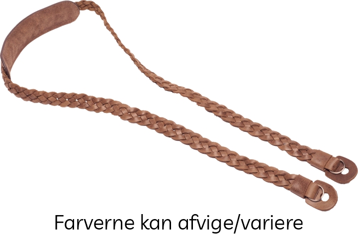 Cam-in Smal Flettet Brun Læderrem (Cam3244C)