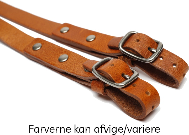 Cam-in Premium Cognac Læderrem (Cam3351) - Justerbar