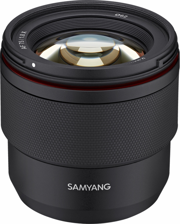 SAMYANG AF 75mm F1.8 m/ Objektiv Station FOC - FUJIFILM X-Mount